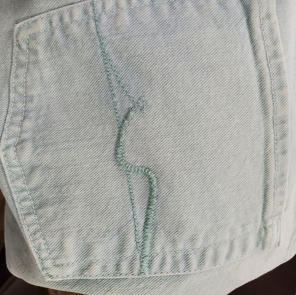 7 For All Mankind Button Fly Denim Relaxed Cotton Denim Jeans Women's Size 28 - Picture 6 of 9